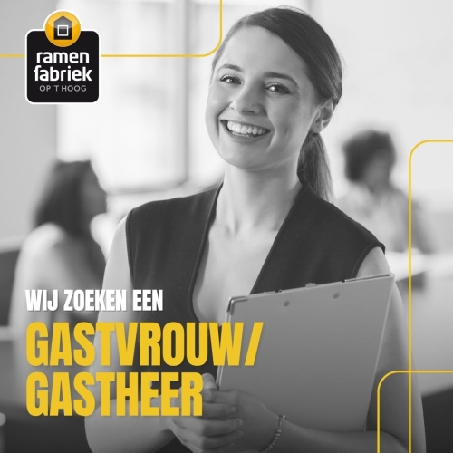 Gastvrouw / Gastheer gezocht (8 uur per 2 weken)