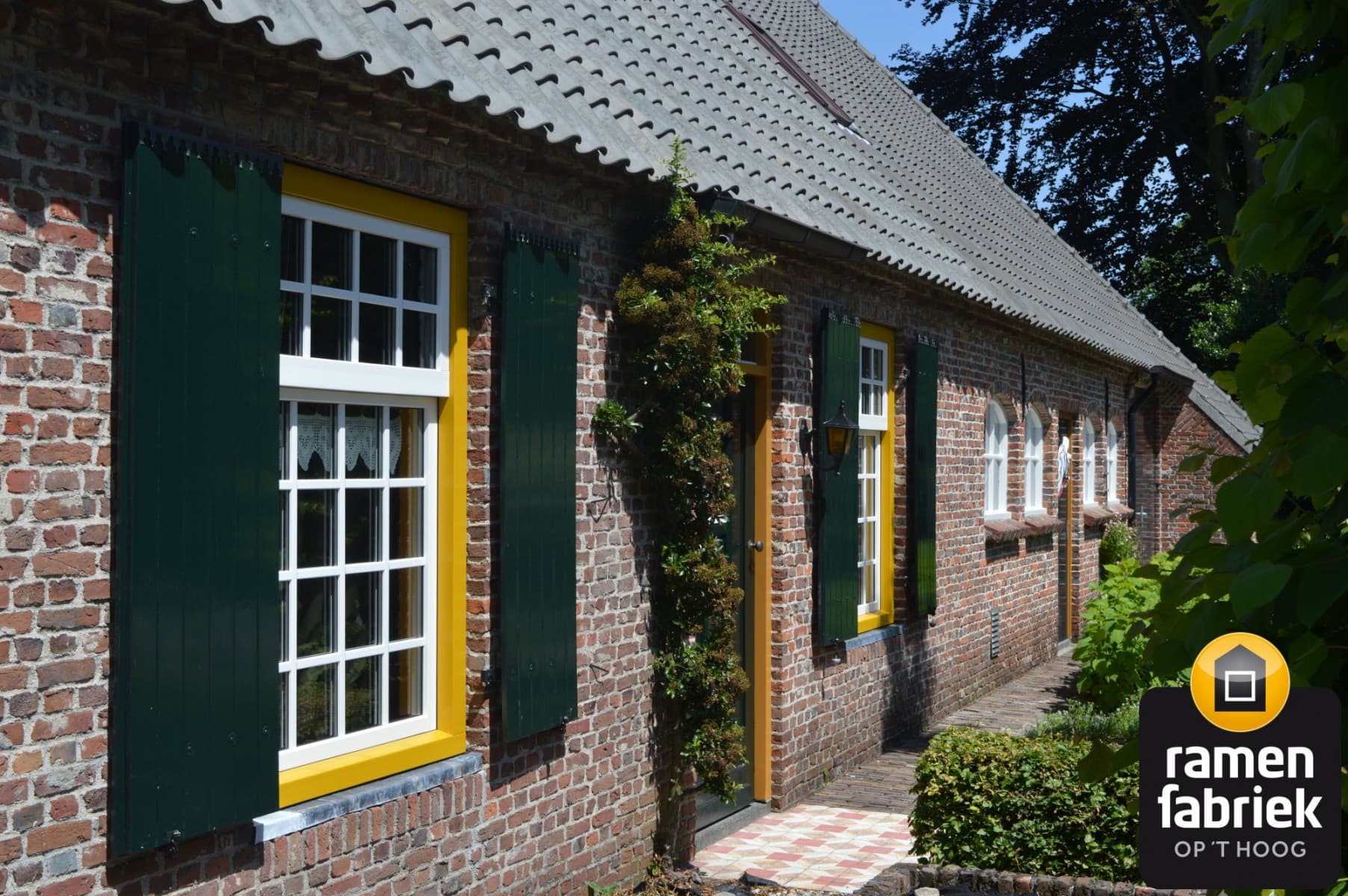 landelijke kozijnen boerderij