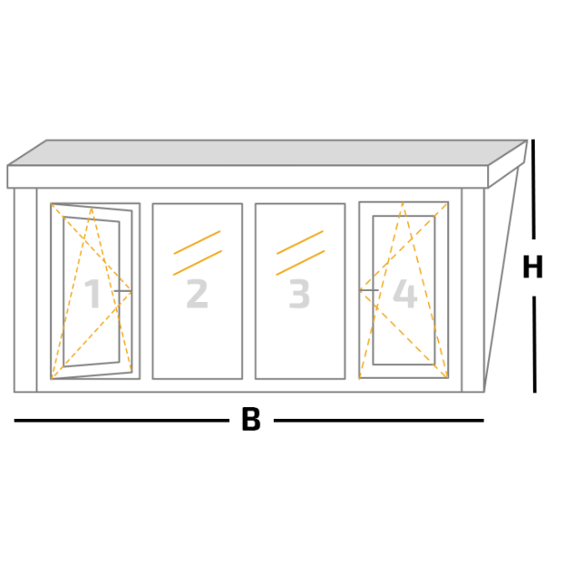 Nieuwbouw dakkapel + 2 draaikiepramen + 2 vastglas