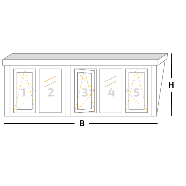 Nieuwbouw dakkapel + 3 draaikiepramen + 2 vastglas