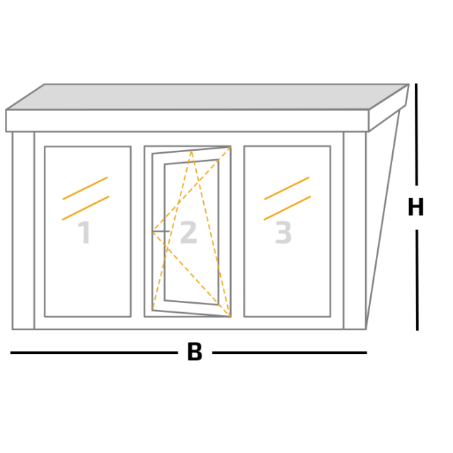 Nieuwbouw dakkapel + 1 draaikiepraam + 2 vastglas