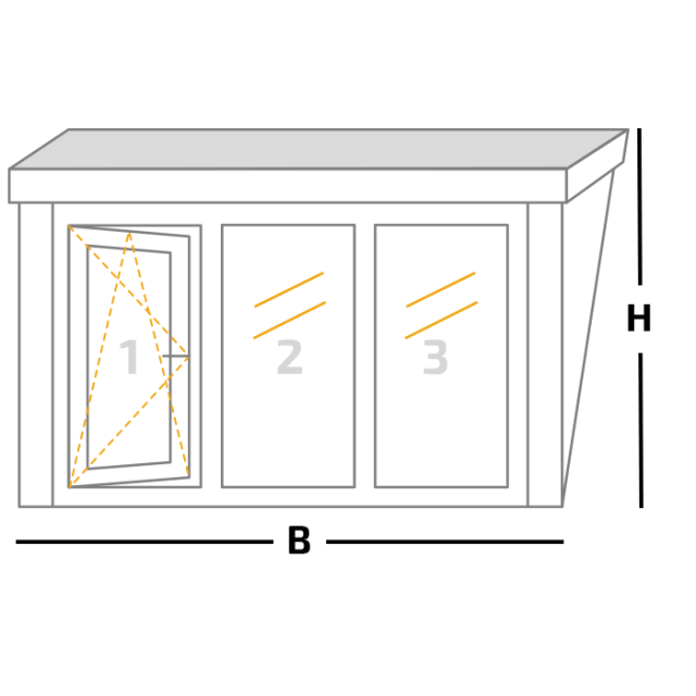 Nieuwbouw dakkapel + 1 draaikiepraam + 2 vastglas