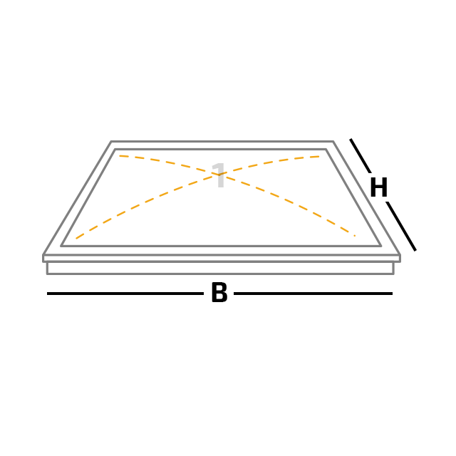 Velux vlakglas lichtkoepel